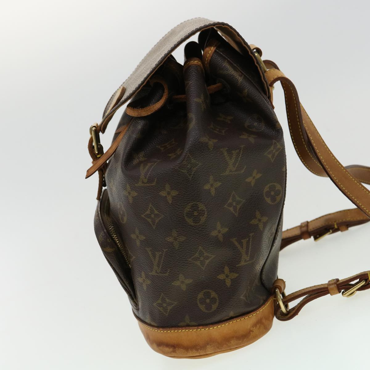 LOUIS VUITTON Monogram Montsouris MM Backpack M51136 LV ai427