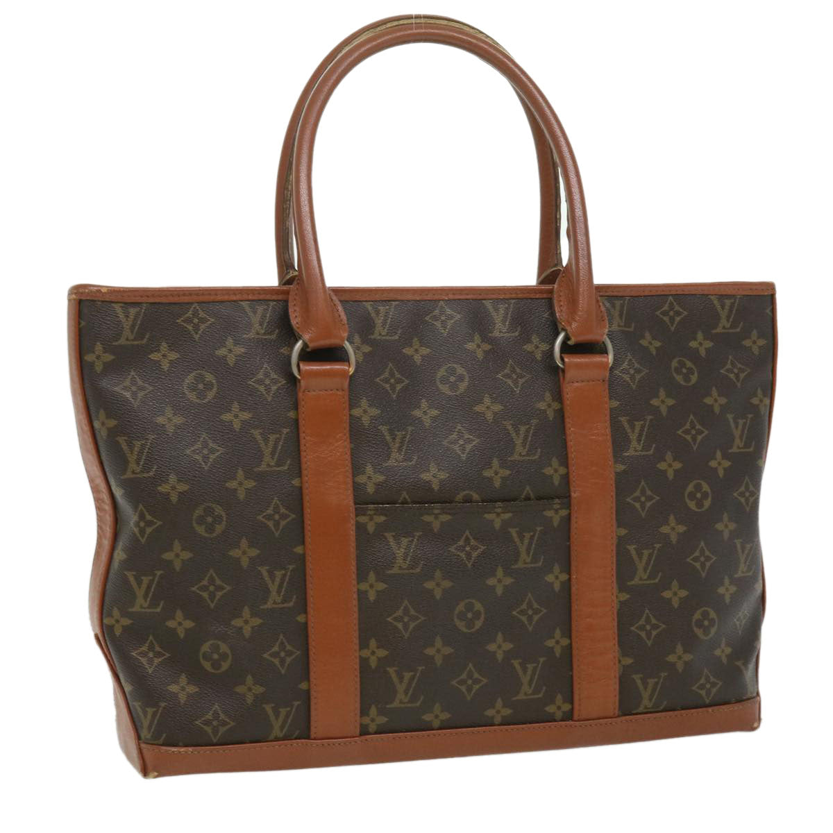 LOUIS VUITTON Monogram Sac Weekend PM Tote Bag M42425 LV ai452