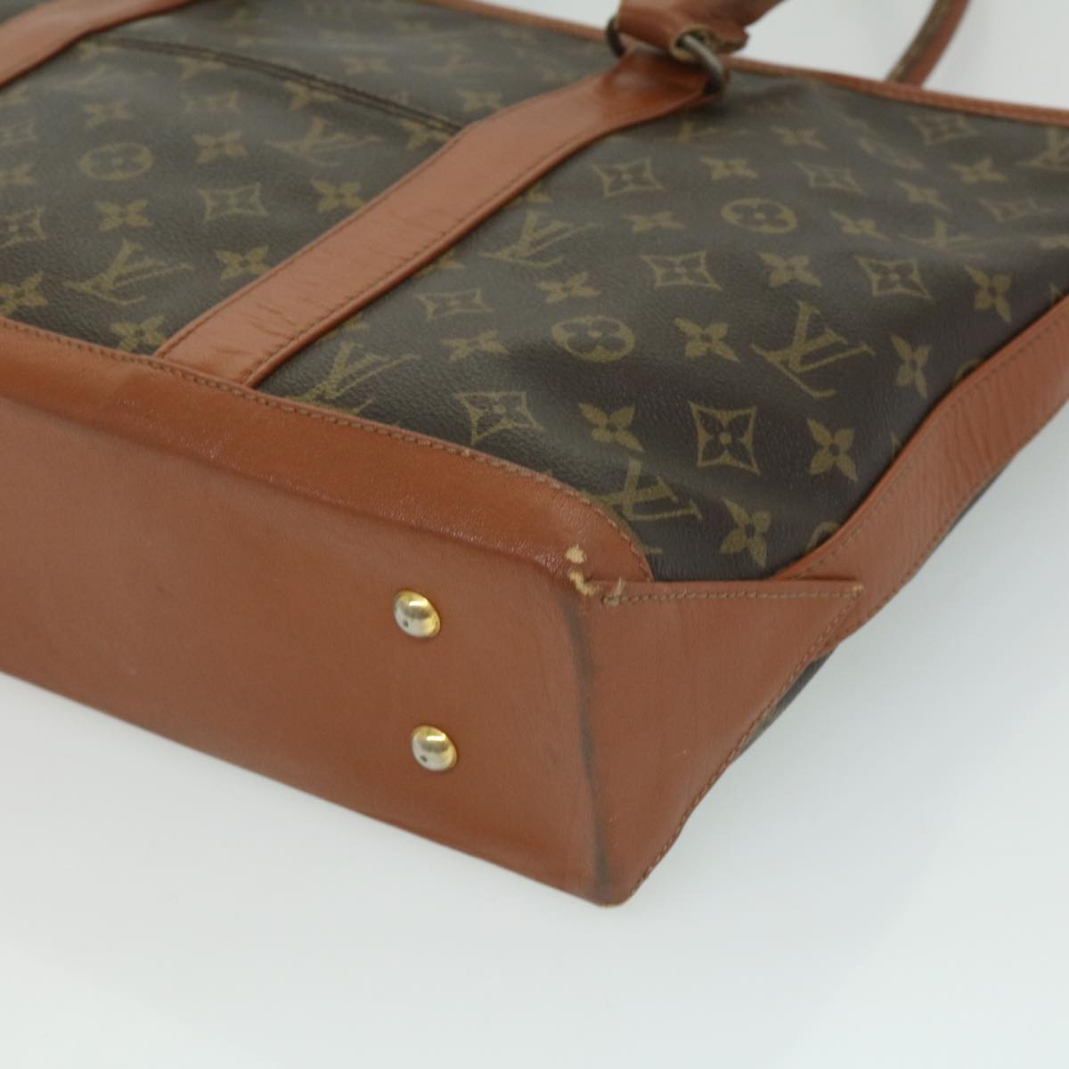 LOUIS VUITTON Monogram Sac Weekend PM Tote Bag M42425 LV ai452