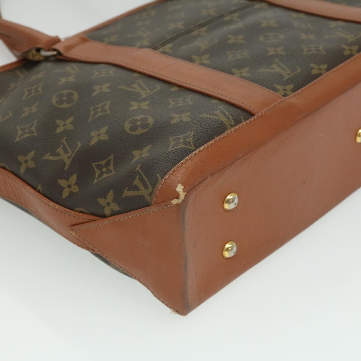 LOUIS VUITTON Monogram Sac Weekend PM Tote Bag M42425 LV ai452