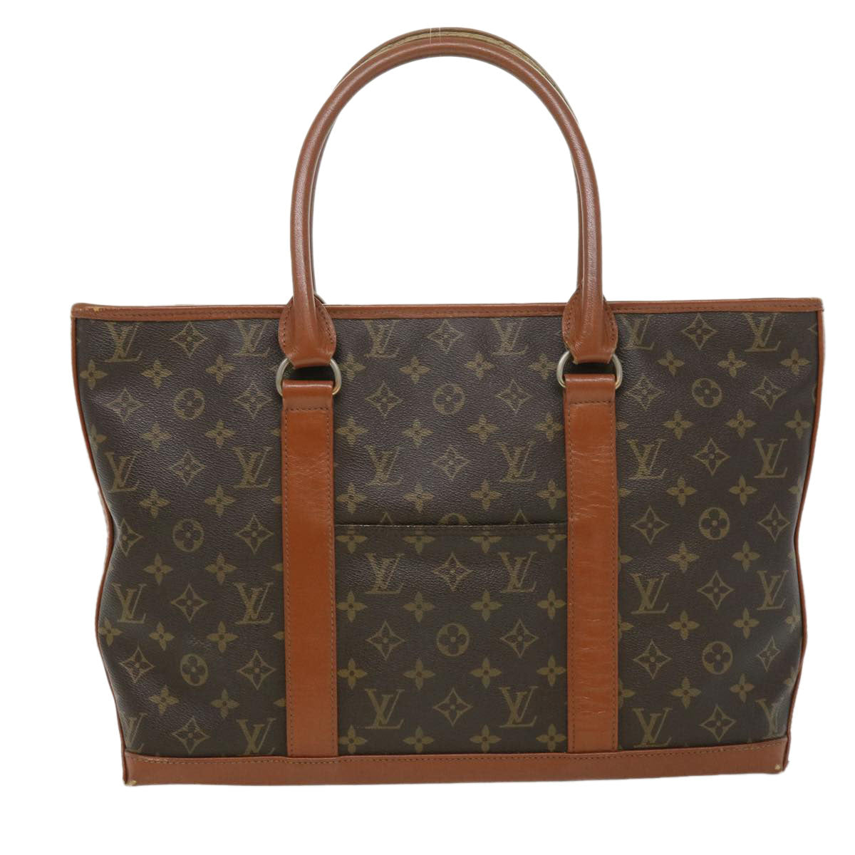 LOUIS VUITTON Monogram Sac Weekend PM Tote Bag M42425 LV ai452