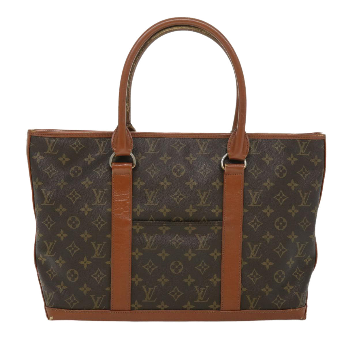LOUIS VUITTON Monogram Sac Weekend PM Tote Bag M42425 LV ai452