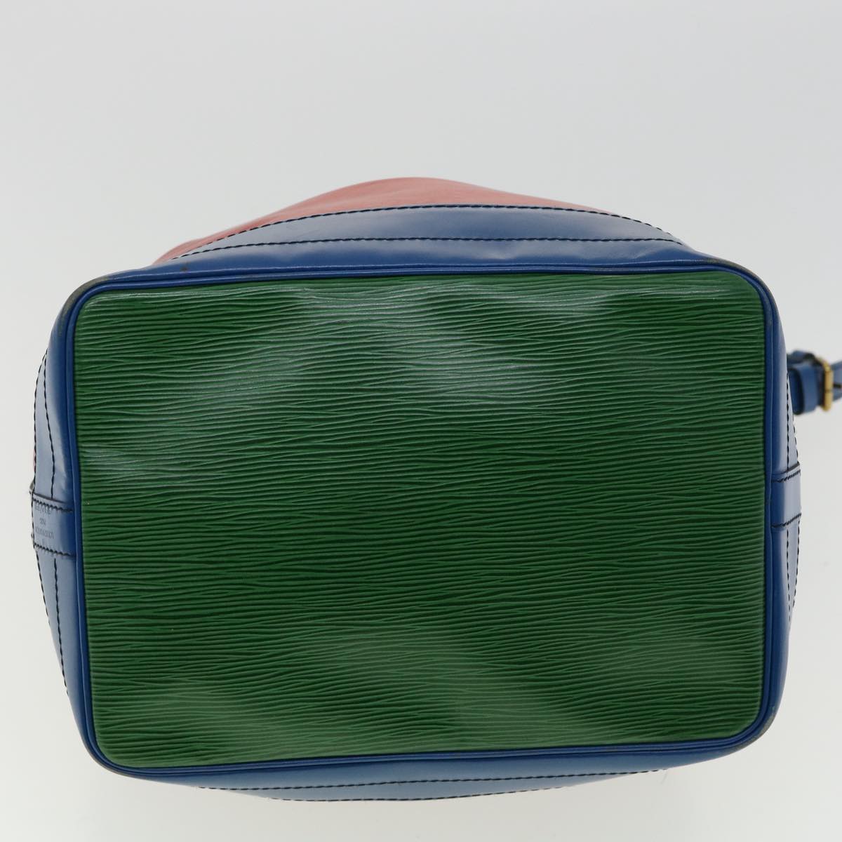 LOUIS VUITTON Epi Tricolor Noe Shoulder Bag Green Blue Red M44084 LV ai477