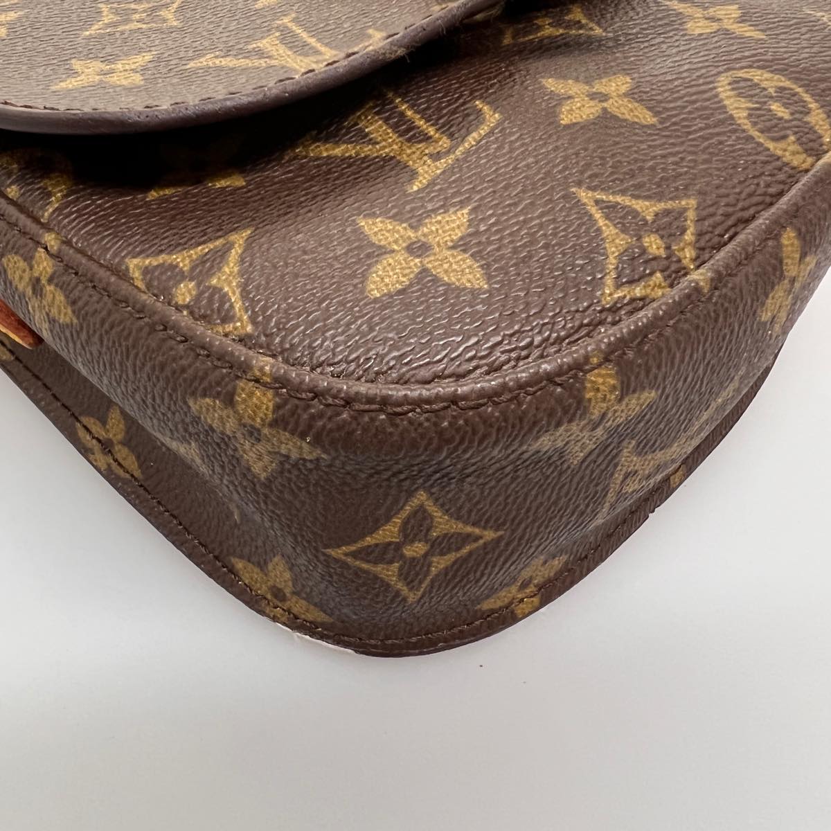 LOUIS VUITTON Monogram Saint Cloud PM Shoulder Bag M51244 LV ai484