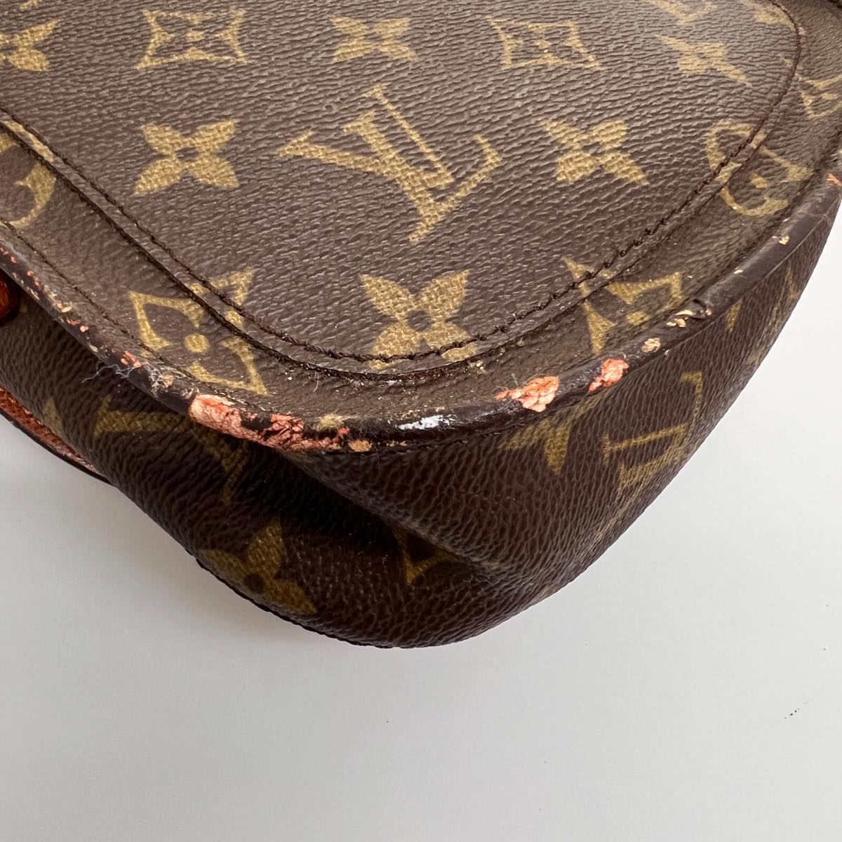 LOUIS VUITTON Monogram Saint Cloud PM Shoulder Bag M51244 LV ai484