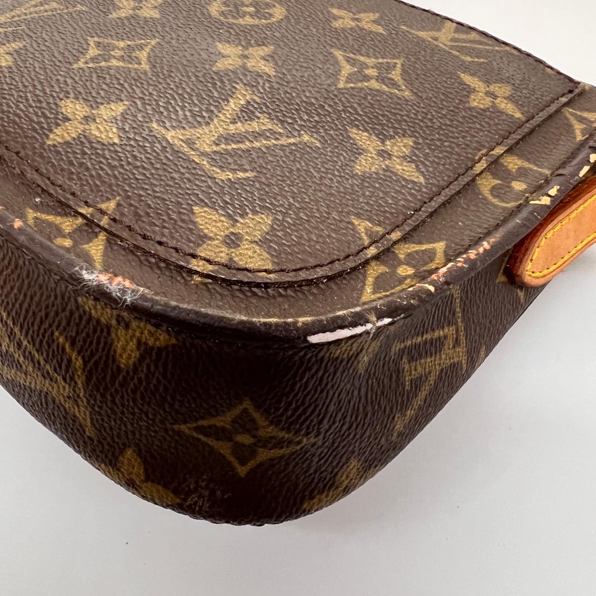 LOUIS VUITTON Monogram Saint Cloud PM Shoulder Bag M51244 LV ai484