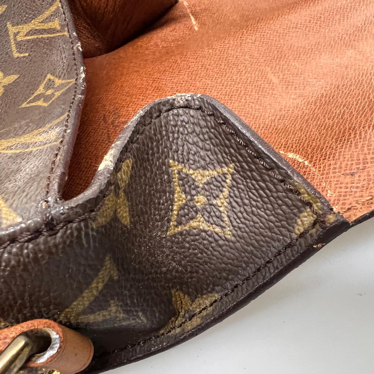 LOUIS VUITTON Monogram Saint Cloud PM Shoulder Bag M51244 LV ai484