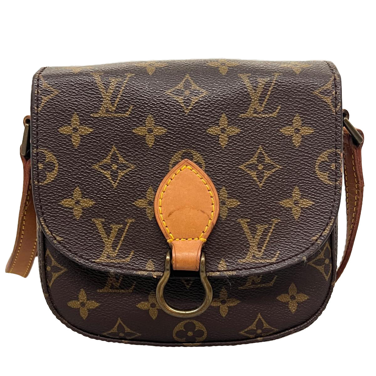 LOUIS VUITTON Monogram Saint Cloud PM Shoulder Bag M51244 LV ai484