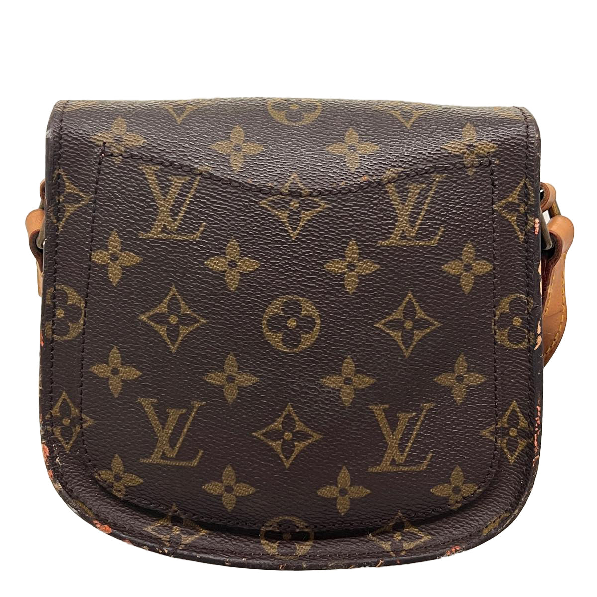 LOUIS VUITTON Monogram Saint Cloud PM Shoulder Bag M51244 LV ai484