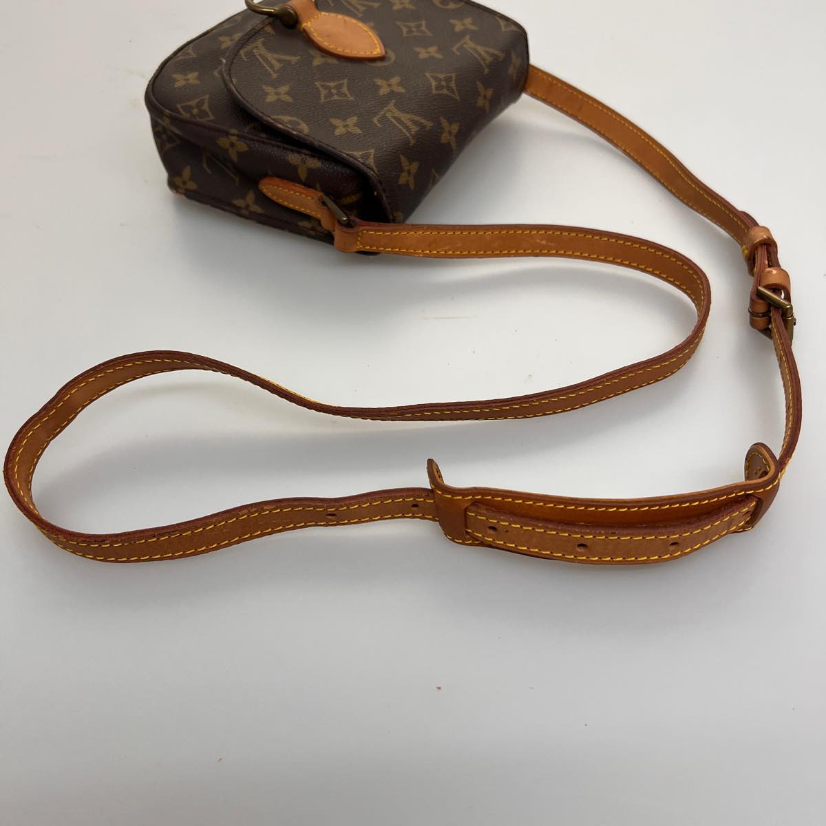 LOUIS VUITTON Monogram Saint Cloud PM Shoulder Bag M51244 LV ai484