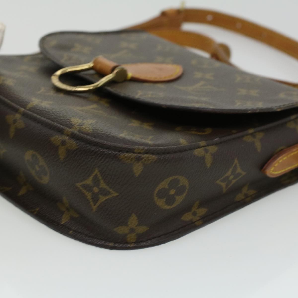 LOUIS VUITTON Monogram Saint Cloud MM Shoulder Bag M51243 LV ai503
