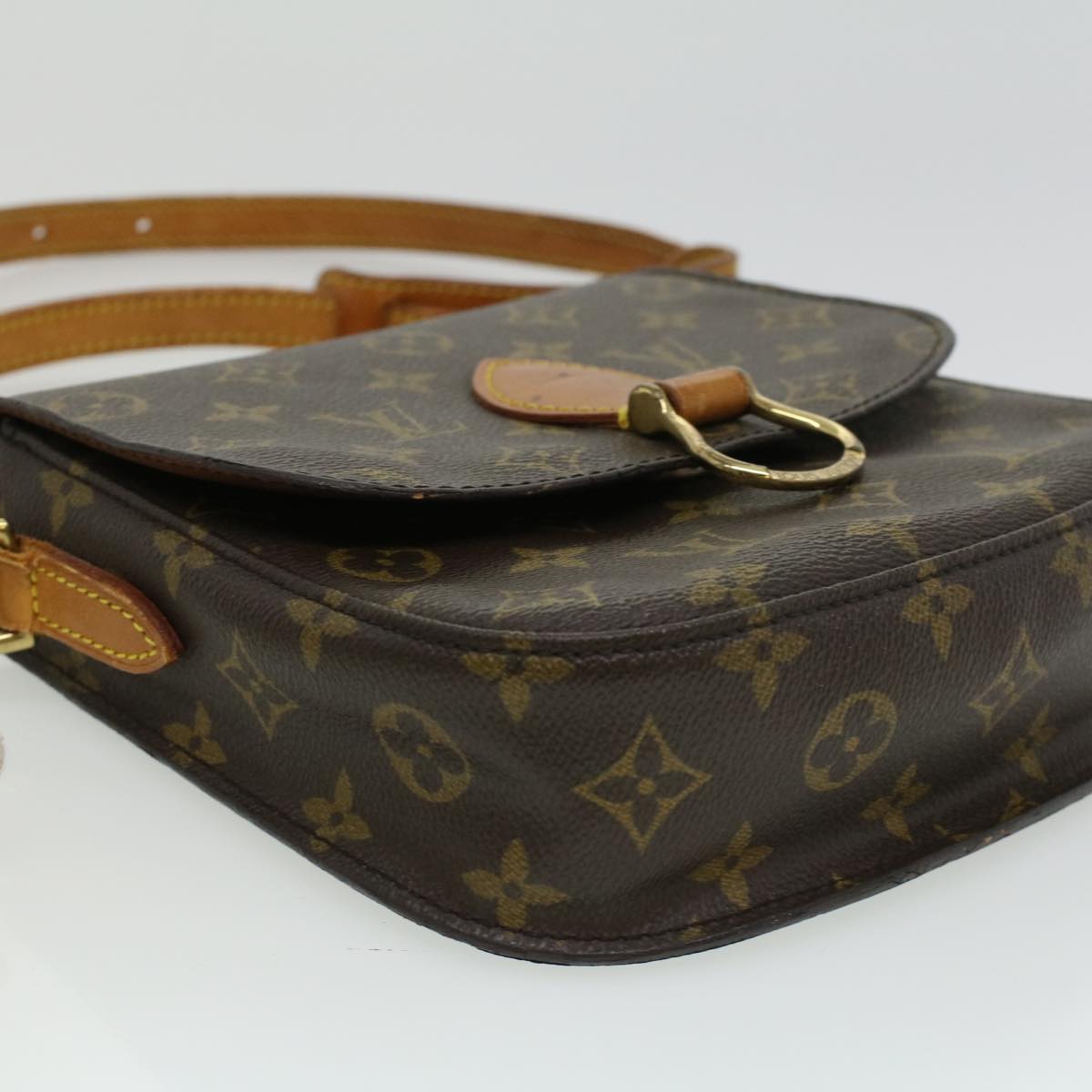 LOUIS VUITTON Monogram Saint Cloud MM Shoulder Bag M51243 LV ai503