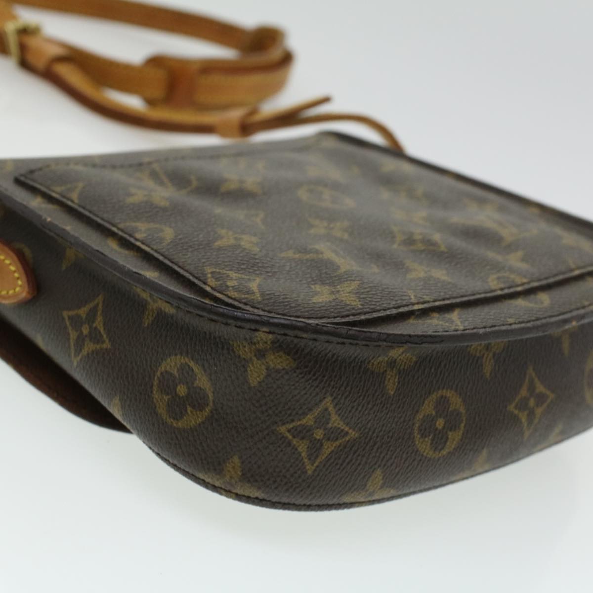 LOUIS VUITTON Monogram Saint Cloud MM Shoulder Bag M51243 LV ai503