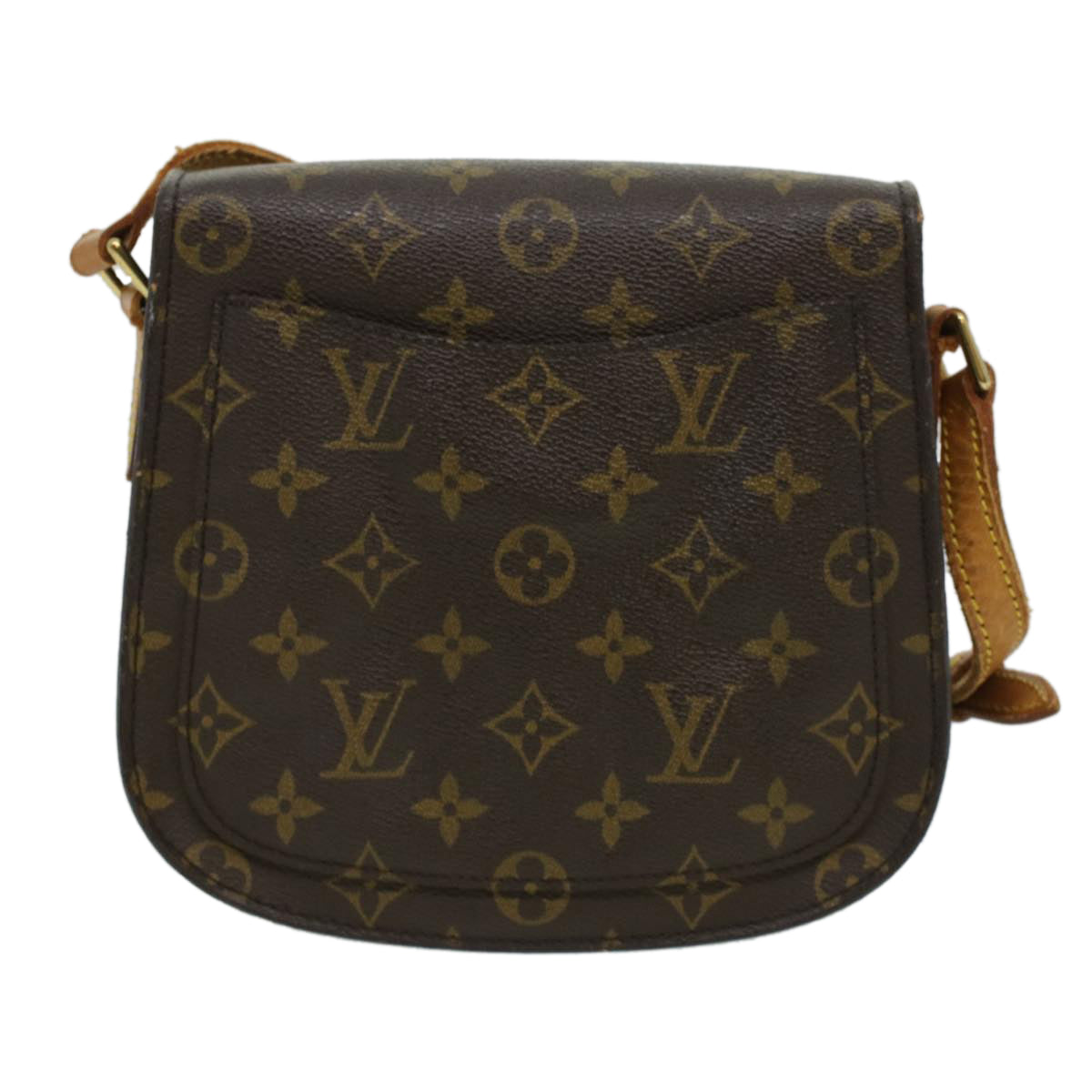 LOUIS VUITTON Monogram Saint Cloud MM Shoulder Bag M51243 LV ai503