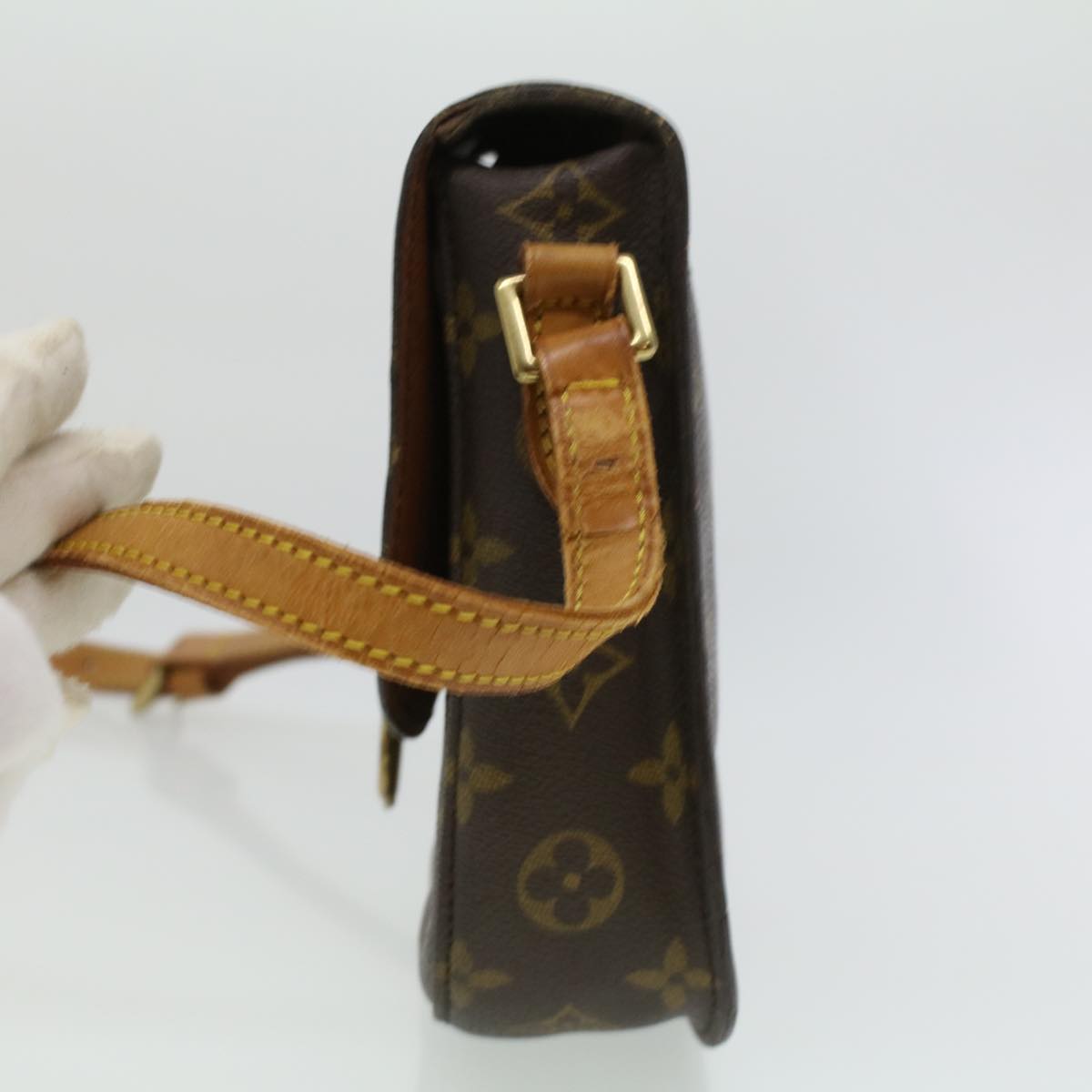 LOUIS VUITTON Monogram Saint Cloud MM Shoulder Bag M51243 LV ai503