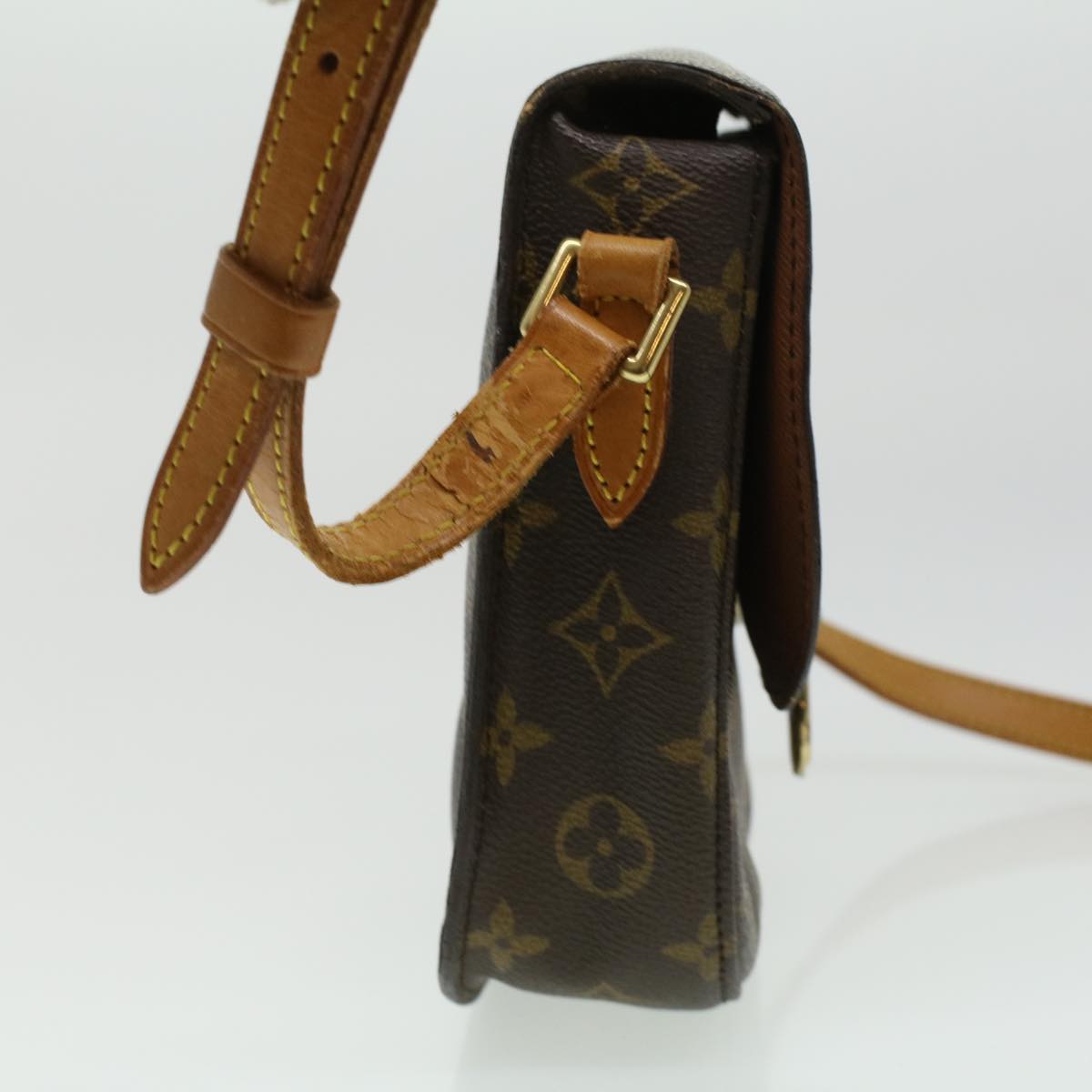 LOUIS VUITTON Monogram Saint Cloud MM Shoulder Bag M51243 LV ai503