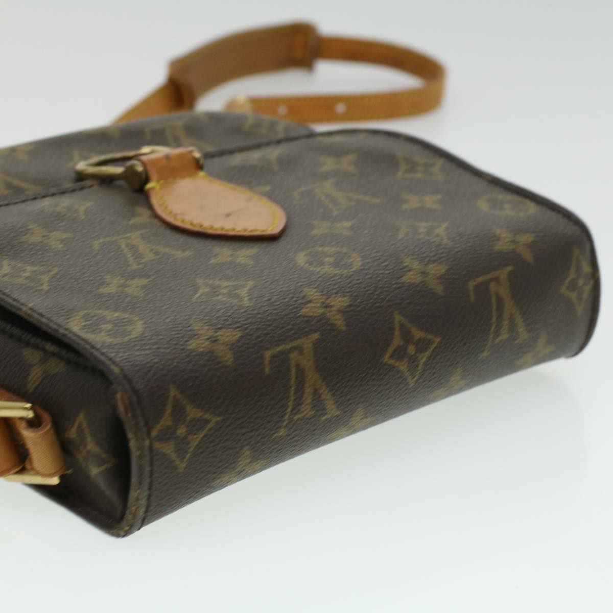 LOUIS VUITTON Monogram Saint Cloud MM Shoulder Bag M51243 LV ai503