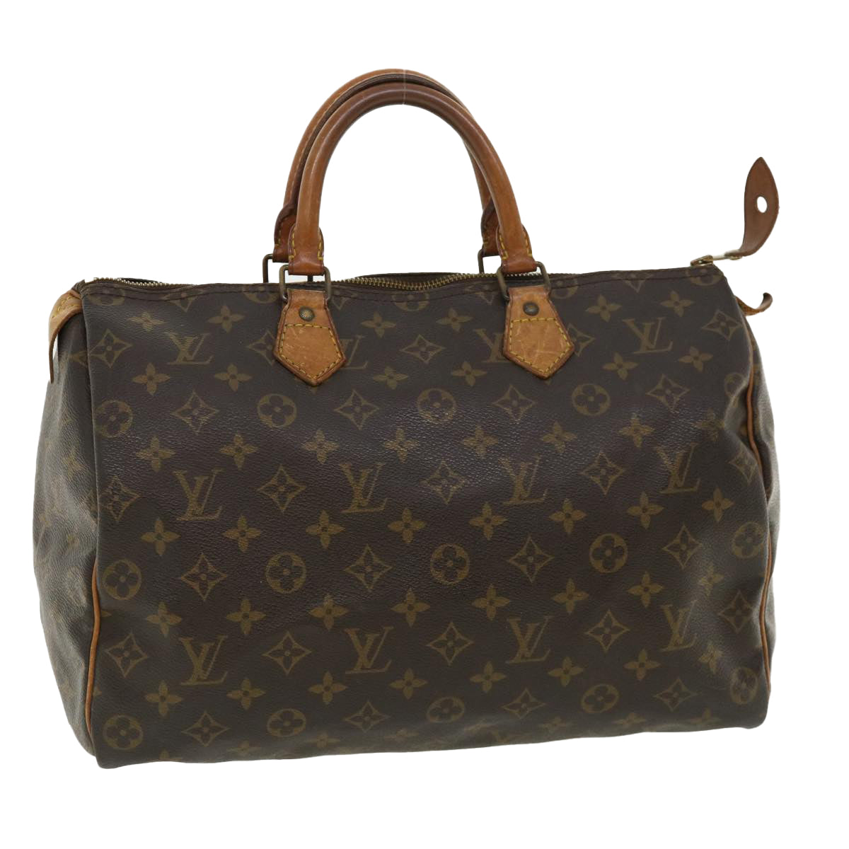 LOUIS VUITTON Monogram Speedy 35 Hand Bag M41524 LV ai512