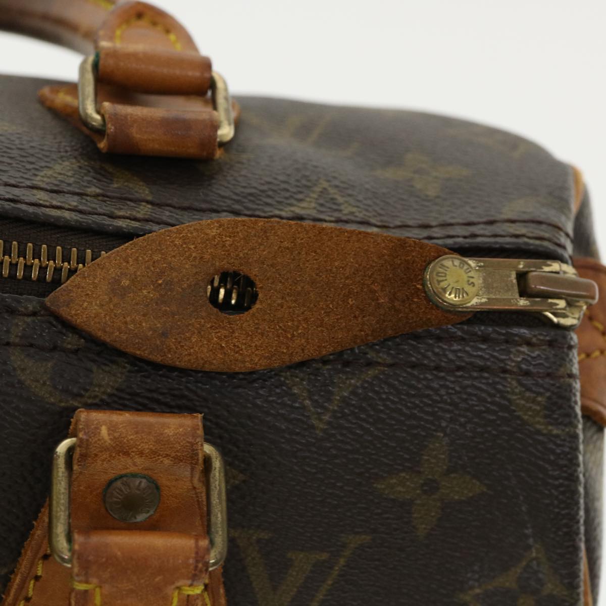 LOUIS VUITTON Monogram Speedy 25 Hand Bag M41528 LV ai546