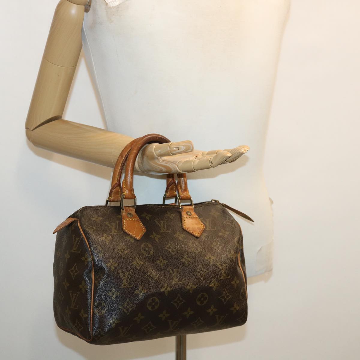 LOUIS VUITTON Monogram Speedy 25 Hand Bag M41528 LV ai546