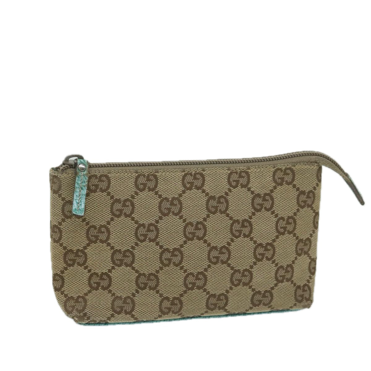 GUCCI GG Canvas Pouch Beige 115237  ai705