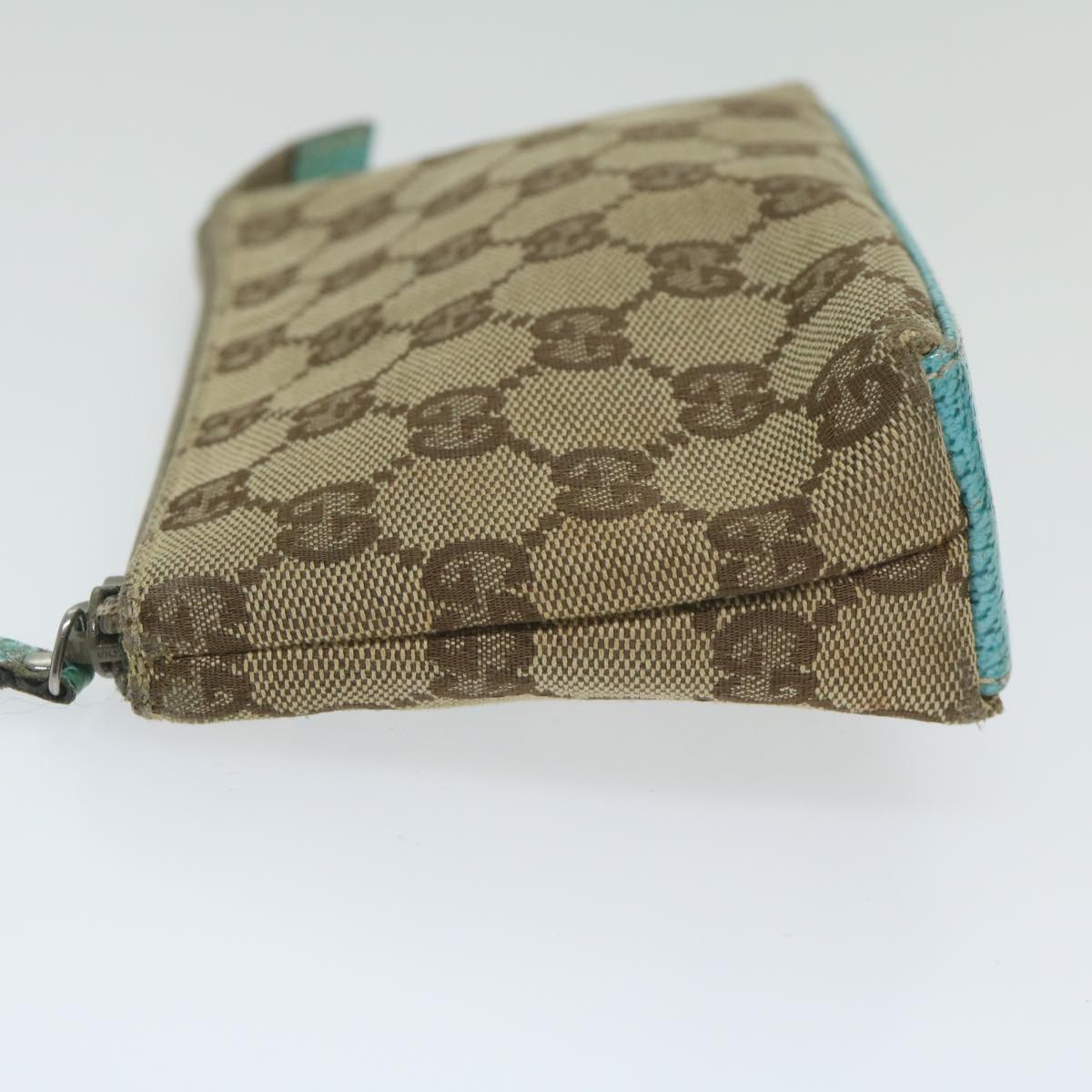 GUCCI GG Canvas Pouch Beige 115237  ai705