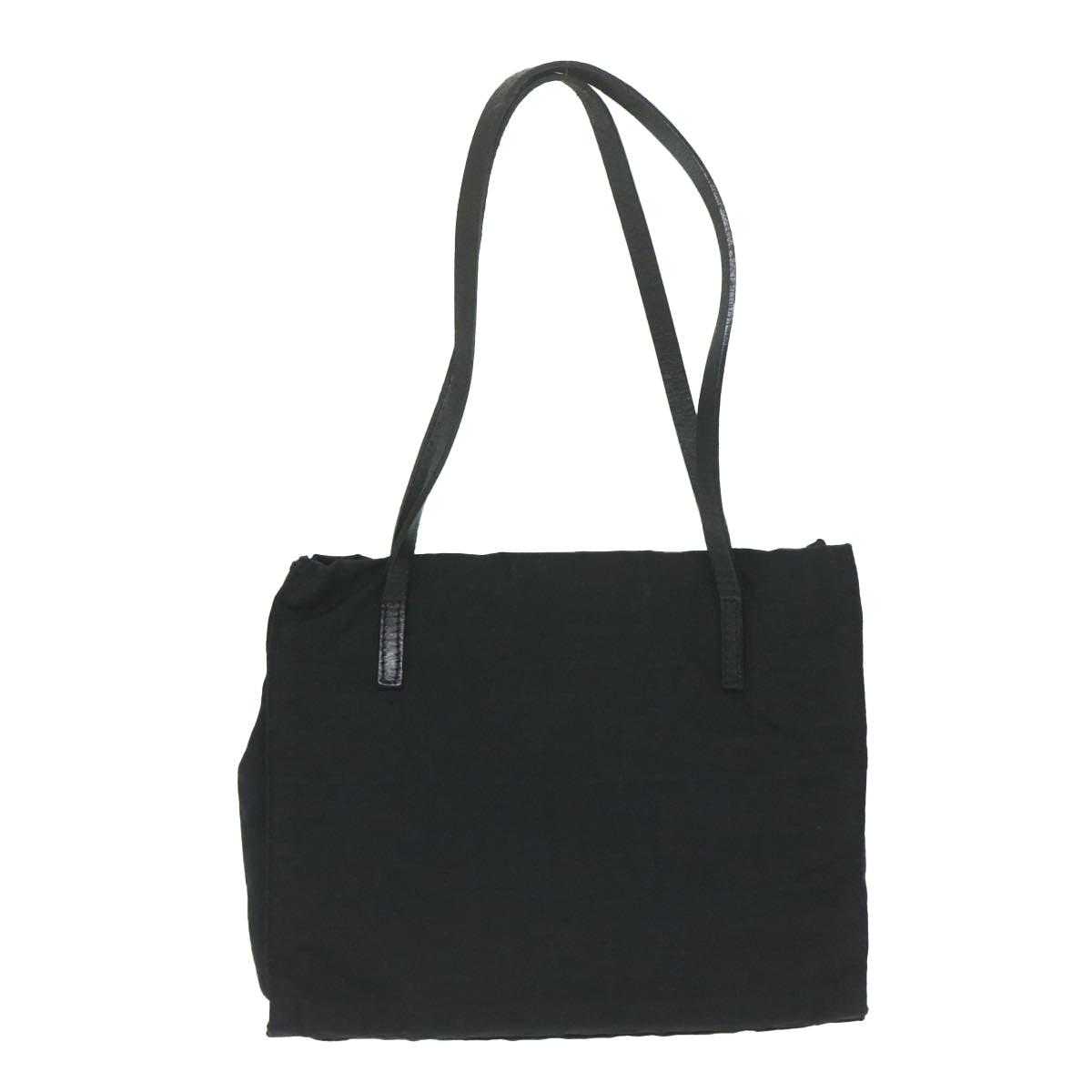 Luxury FendiZucca Canvas Hand Bag Blackai742