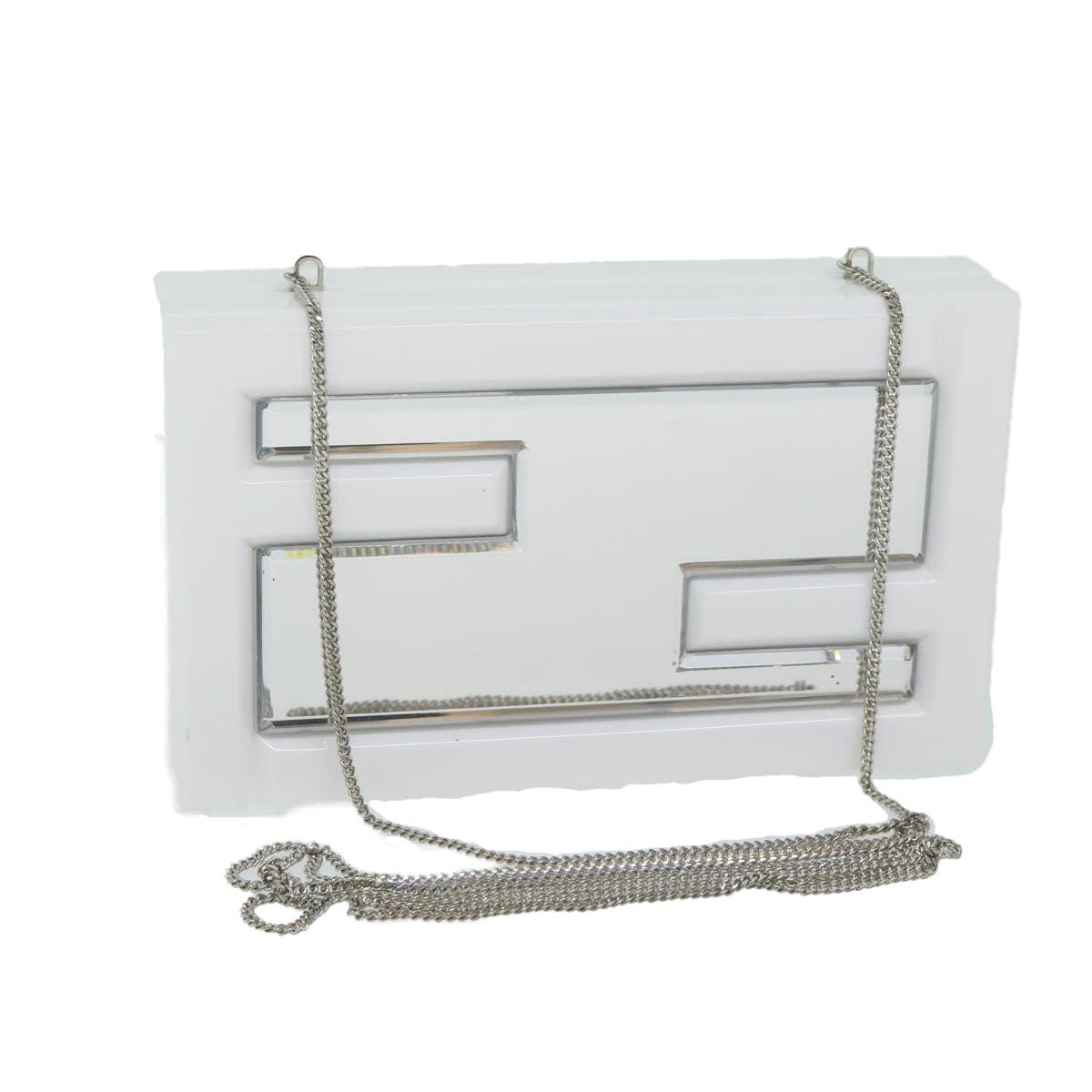Luxury FendiShoulder Bag Plastic Whiteai758