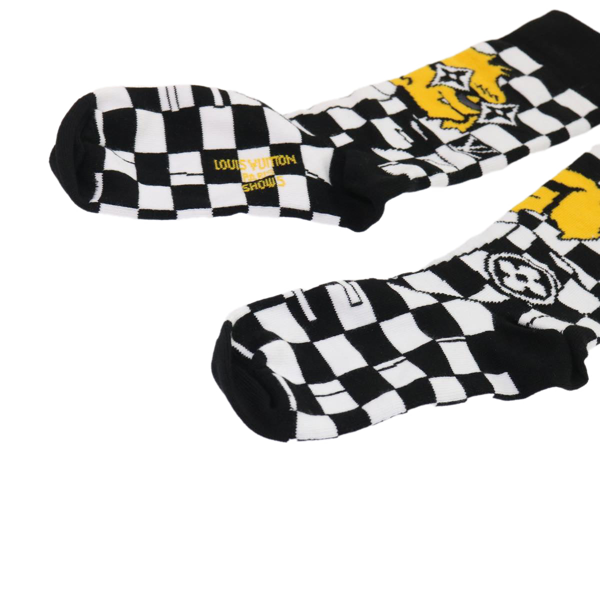 LOUIS VUITTON Monogram Virgil Abloh LV Archives 6 Socks Set S MP3136 ak197A