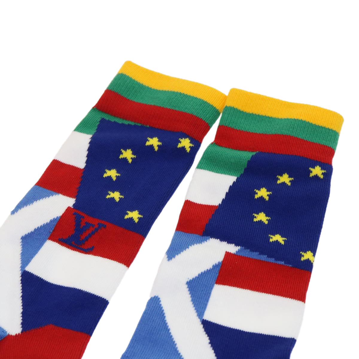 LOUIS VUITTON Monogram Virgil Abloh LV Archives 6 Socks Set S MP3136 ak197A