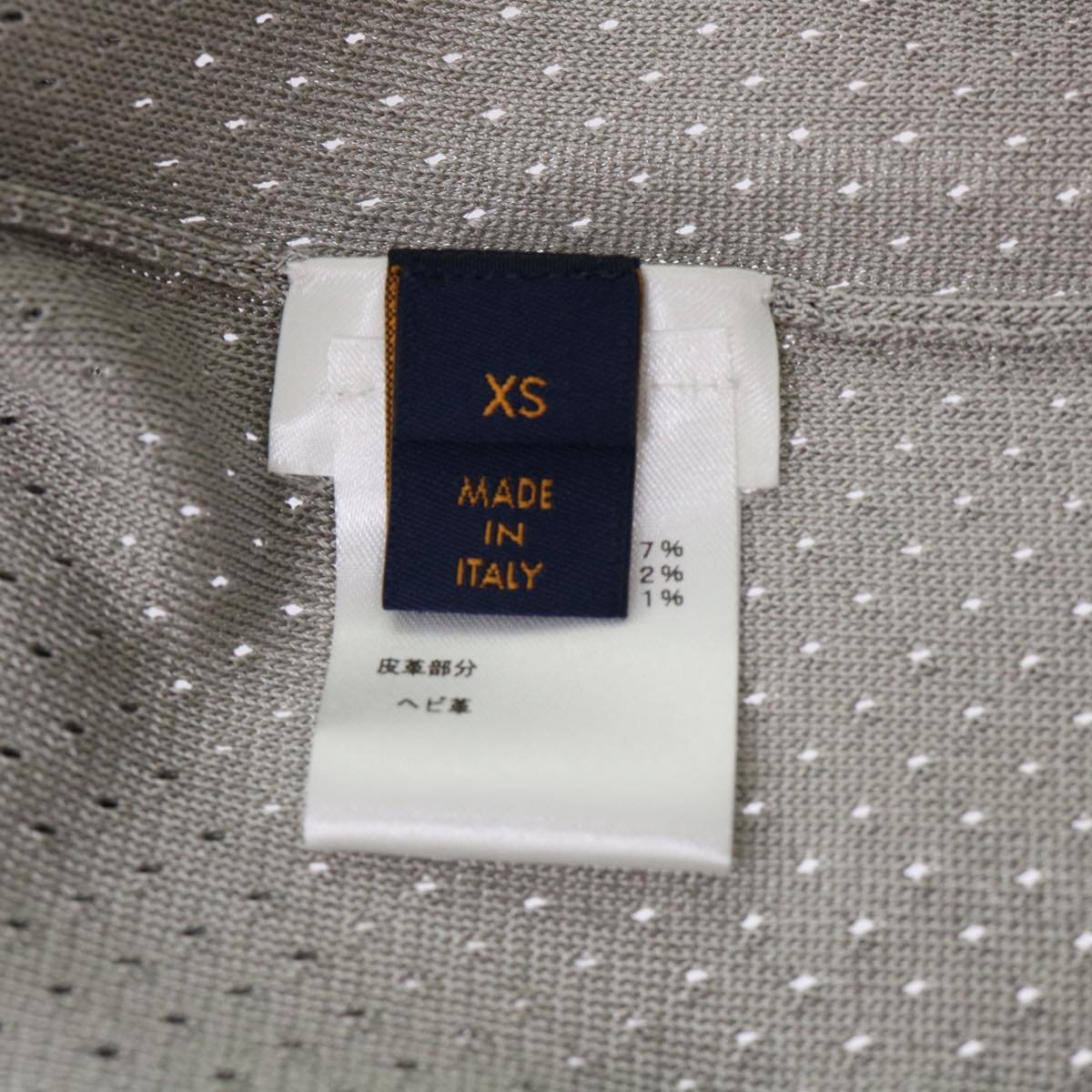 LOUIS VUITTON Basketball Game T-Shirt Exotic Leather Rayon 18AW XS LV ak198