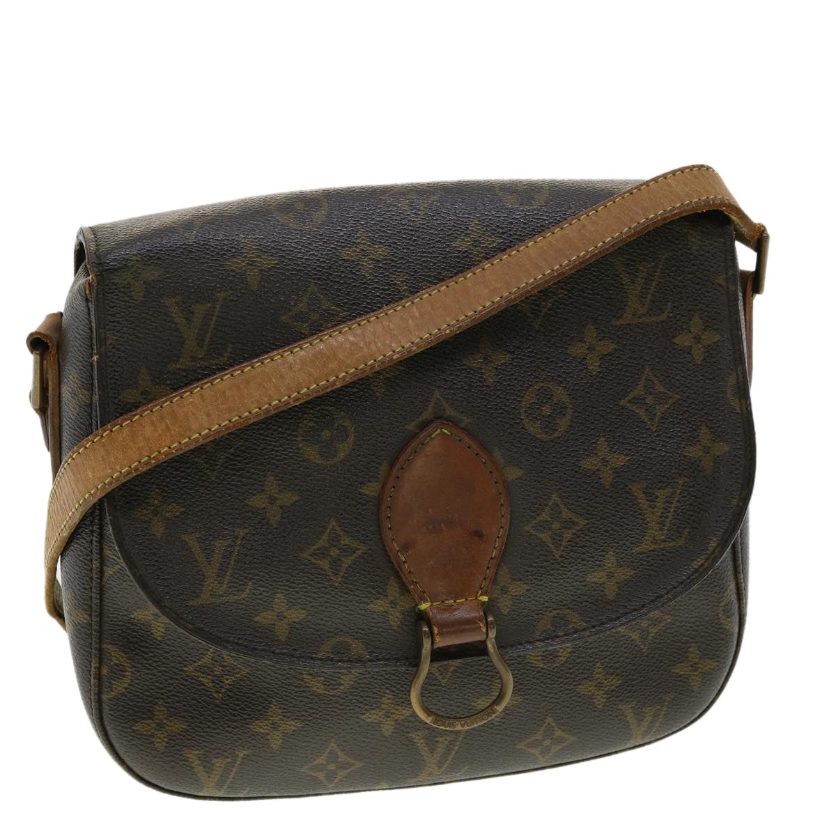 LOUIS VUITTON Monogram Saint Cloud GM Shoulder Bag M51242 LV am3133