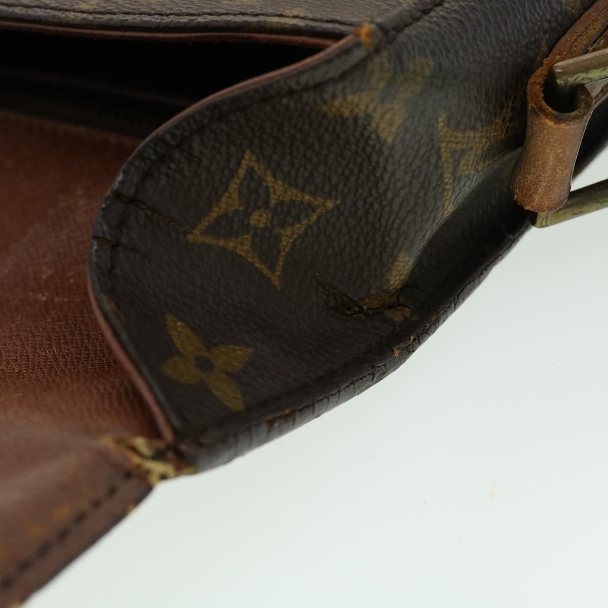 LOUIS VUITTON Monogram Saint Cloud GM Shoulder Bag M51242 LV am3133