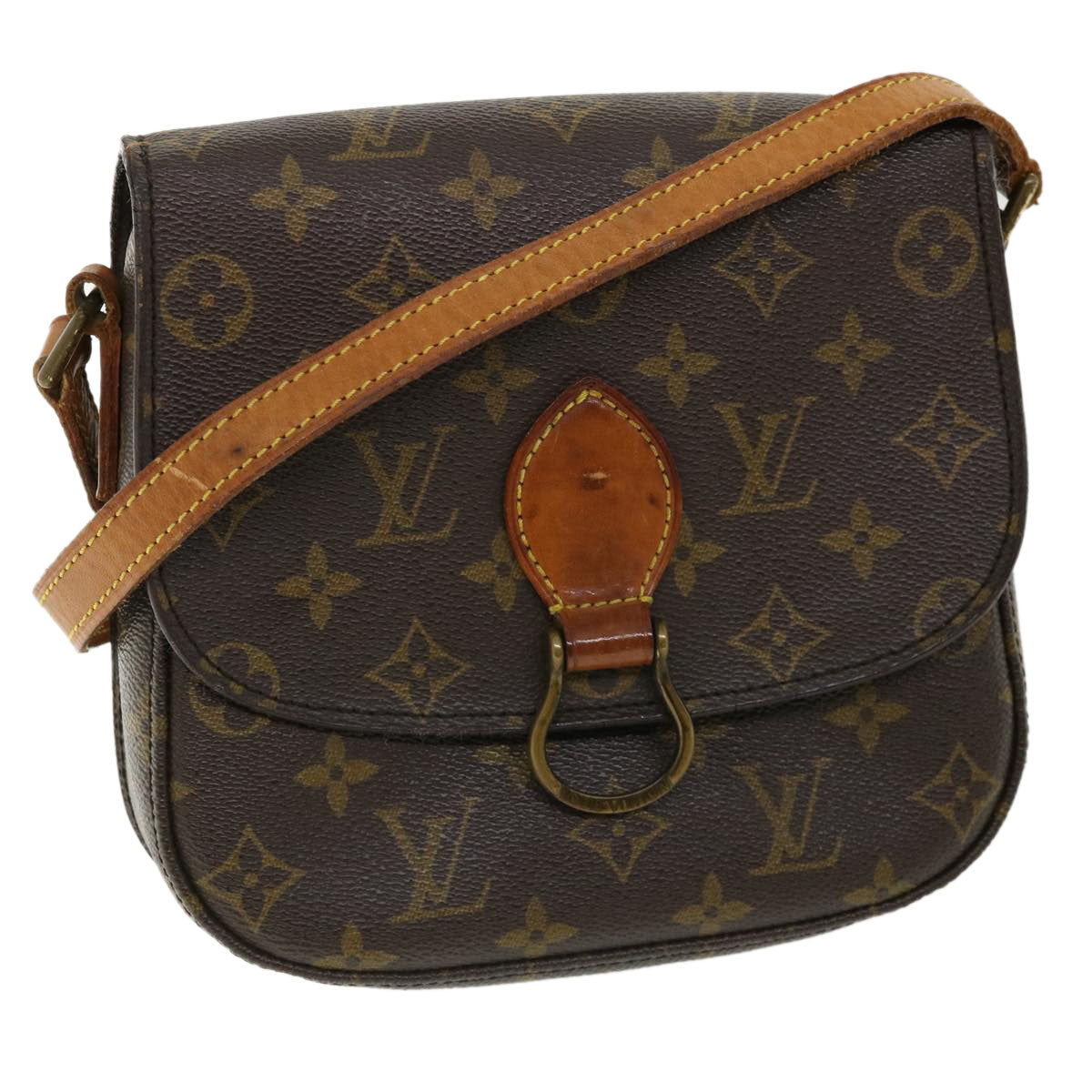 LOUIS VUITTON Monogram Saint Cloud MM Shoulder Bag M51243 LV am3150