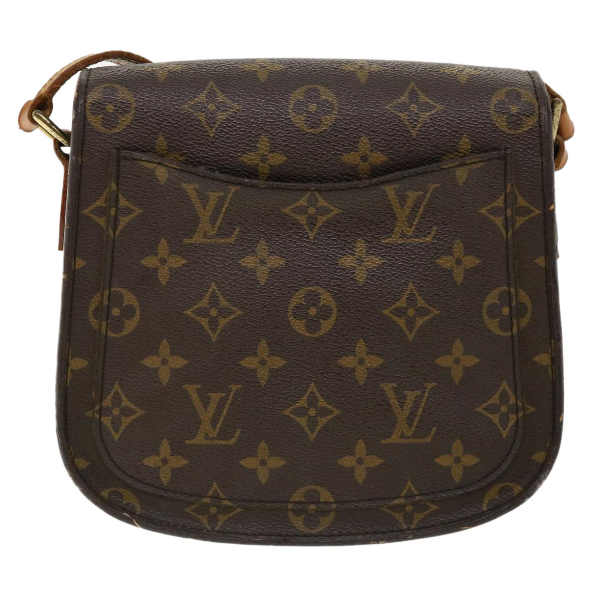 LOUIS VUITTON Monogram Saint Cloud MM Shoulder Bag M51243 LV am3150