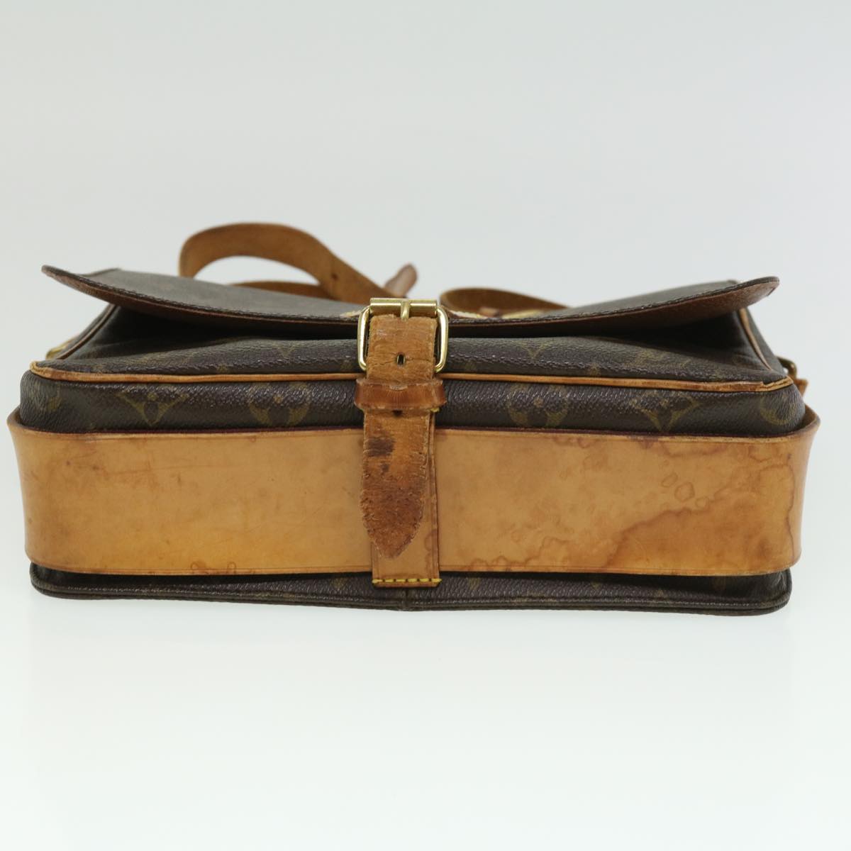 LOUIS VUITTON Monogram Cartouchiere GM Shoulder Bag M51252 LV am3198