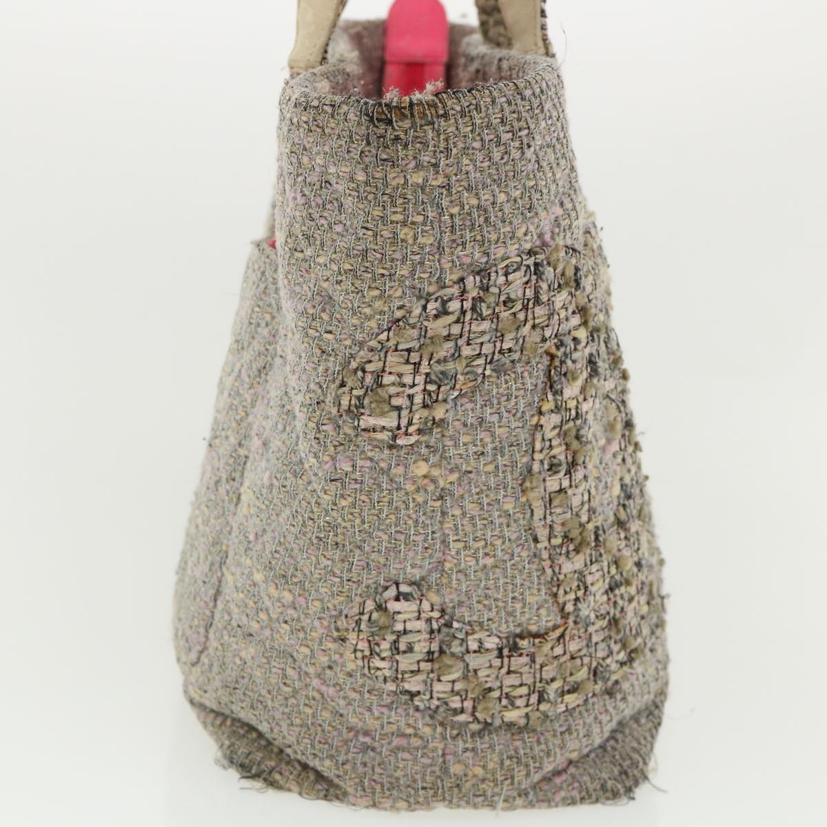 Luxury Chanel Cambon Line Tote Bag Pink Gray CC  am3204