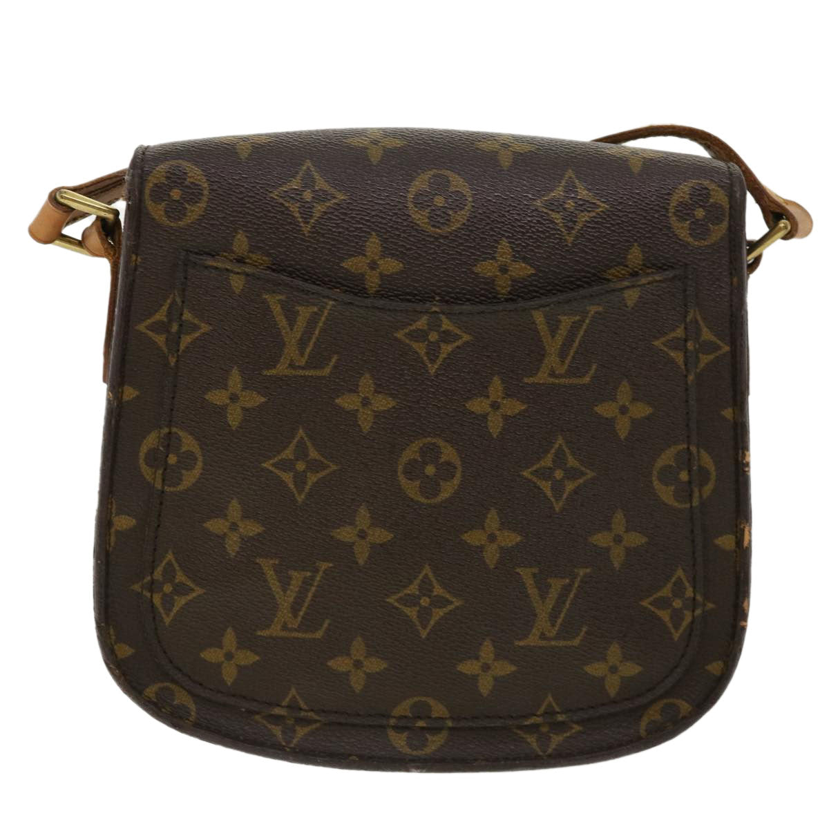 LOUIS VUITTON Monogram Saint Cloud MM Shoulder Bag M51243 LV am3221