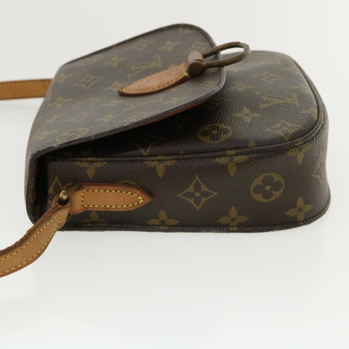 LOUIS VUITTON Monogram Saint Cloud MM Shoulder Bag M51243 LV am3221