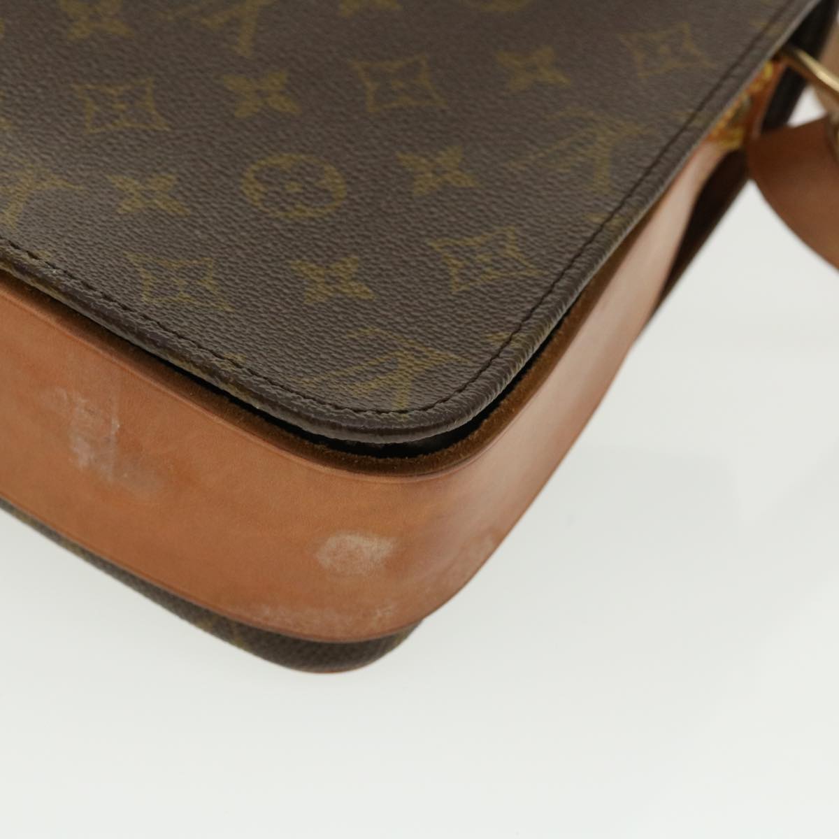 LOUIS VUITTON Monogram Cartouchiere GM Shoulder Bag Vintage M51252 am3229