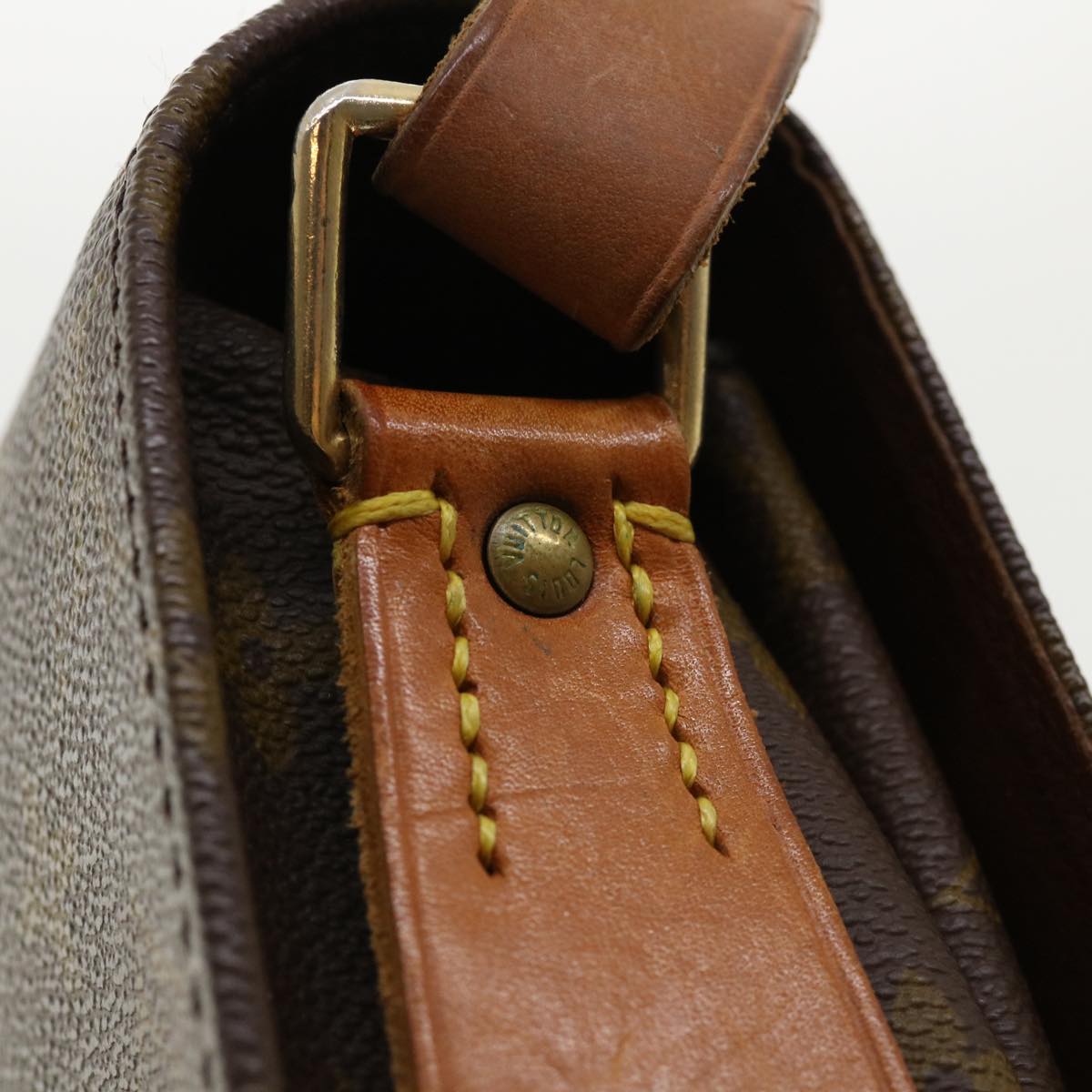 LOUIS VUITTON Monogram Cartouchiere GM Shoulder Bag Vintage M51252 am3229