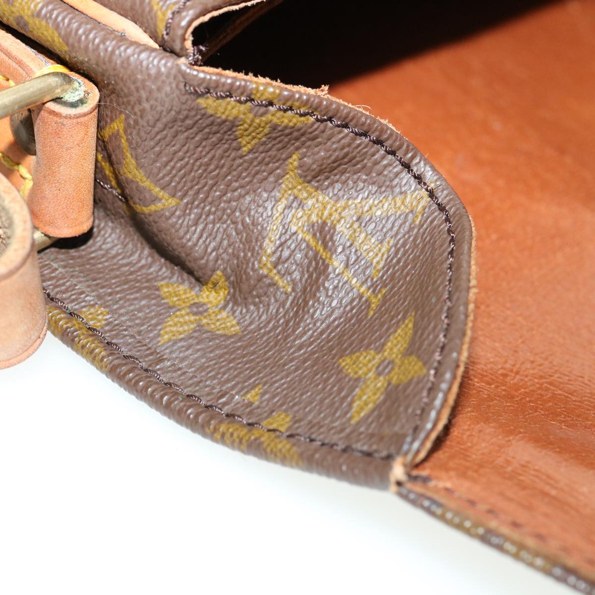 LOUIS VUITTON Monogram Cartouchiere GM Shoulder Bag Vintage M51252 am3229