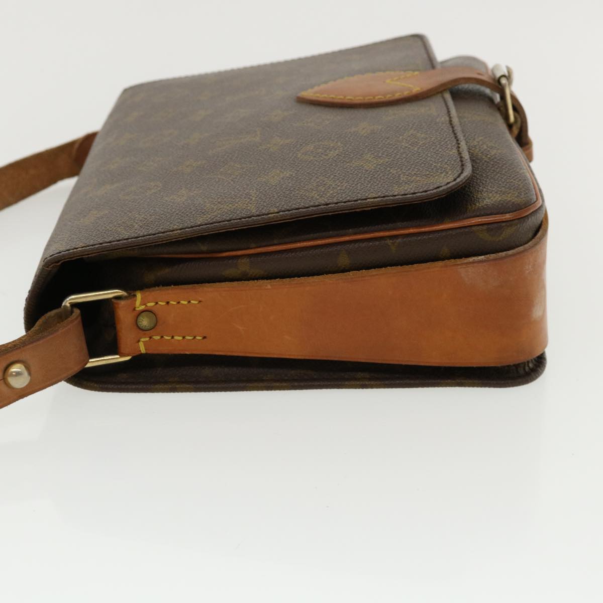 LOUIS VUITTON Monogram Cartouchiere GM Shoulder Bag Vintage M51252 am3229