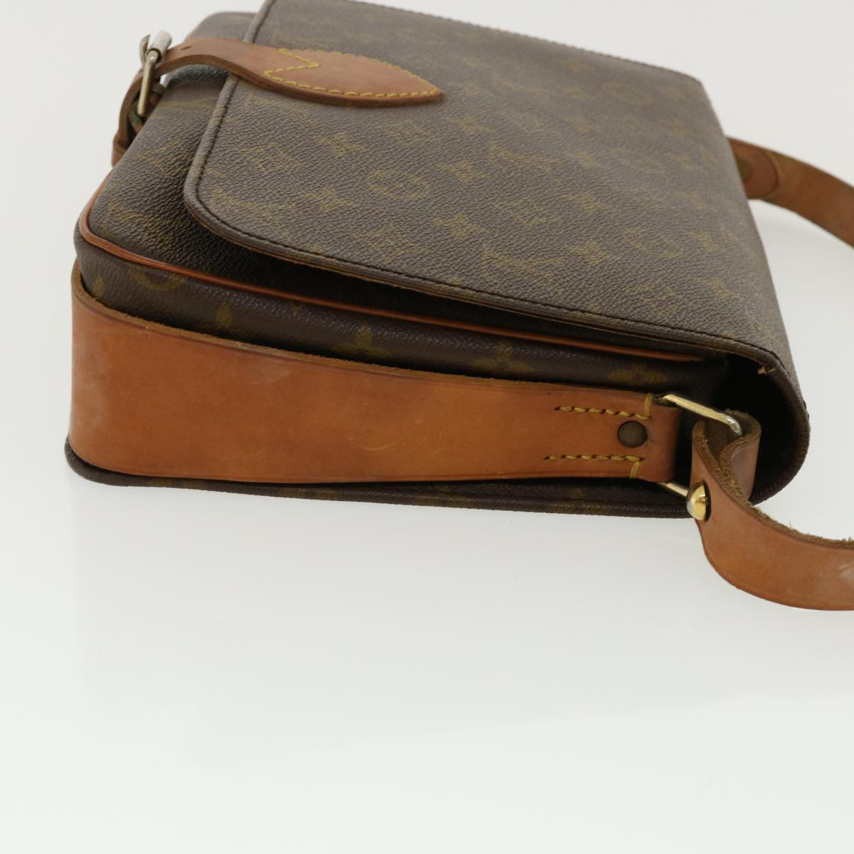 LOUIS VUITTON Monogram Cartouchiere GM Shoulder Bag Vintage M51252 am3229