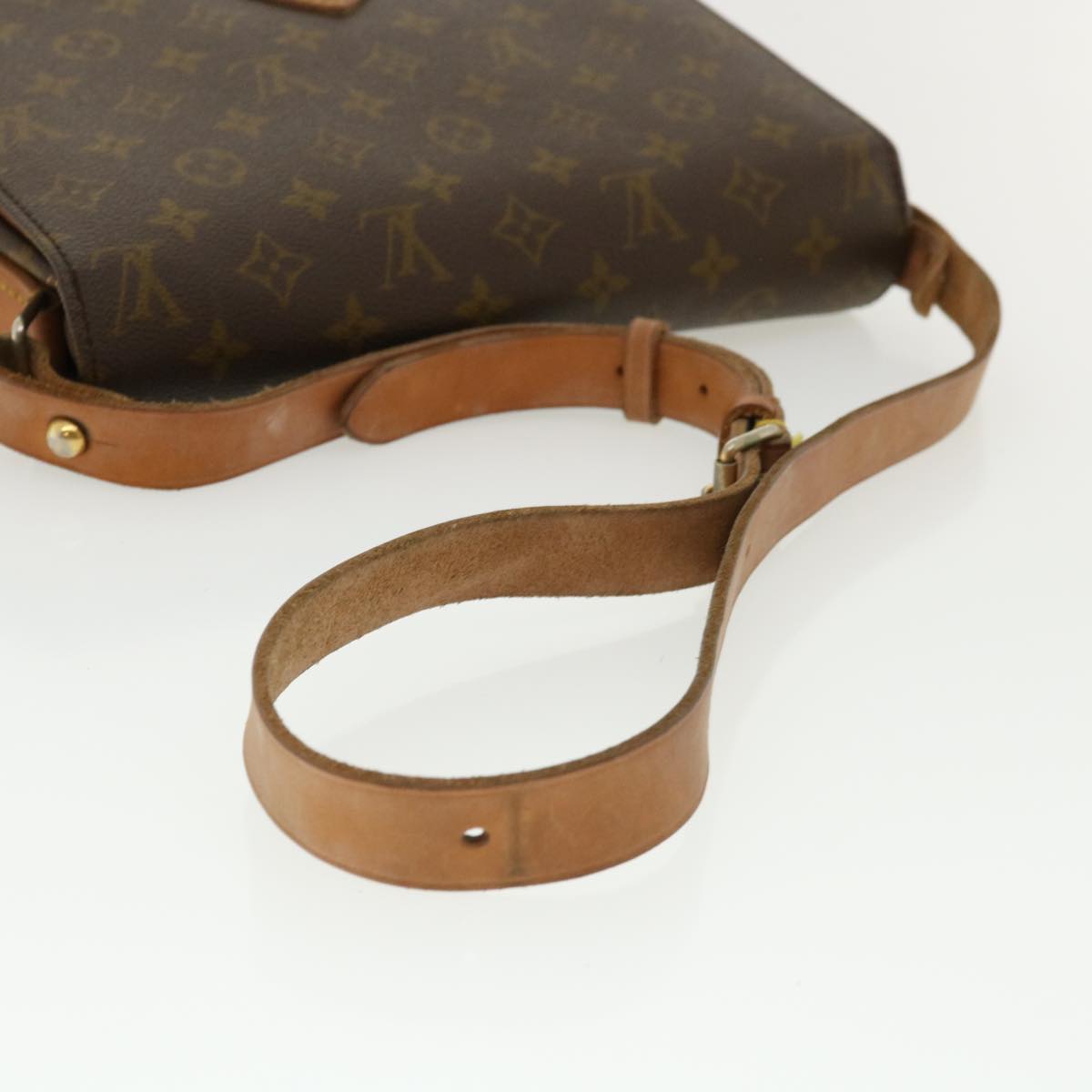 LOUIS VUITTON Monogram Cartouchiere GM Shoulder Bag Vintage M51252 am3229