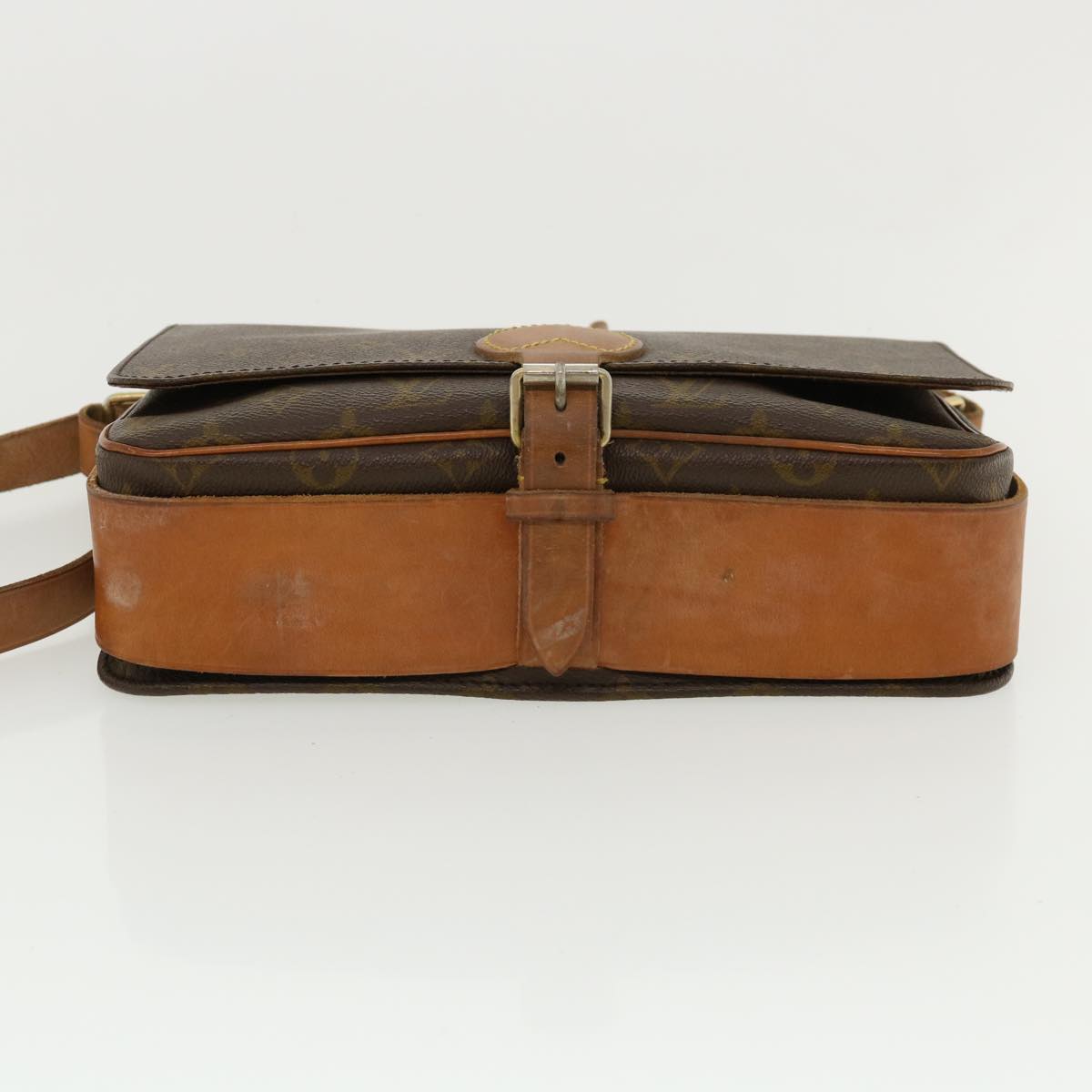 LOUIS VUITTON Monogram Cartouchiere GM Shoulder Bag Vintage M51252 am3229