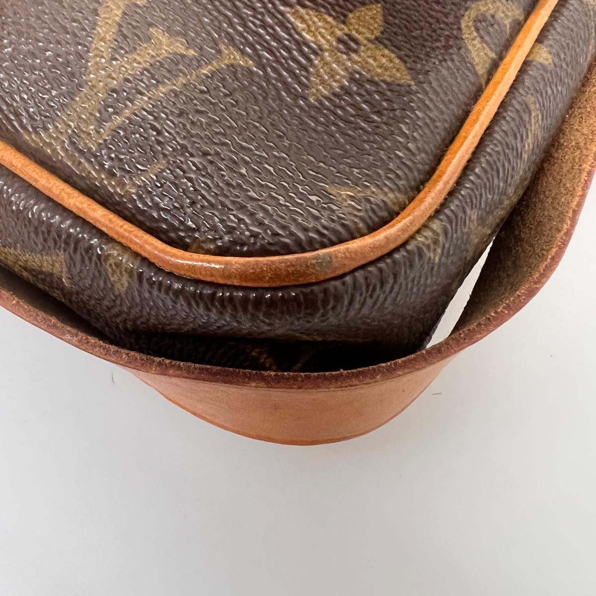 LOUIS VUITTON Monogram Cartouchiere PM Shoulder Bag M51254 LV am3234