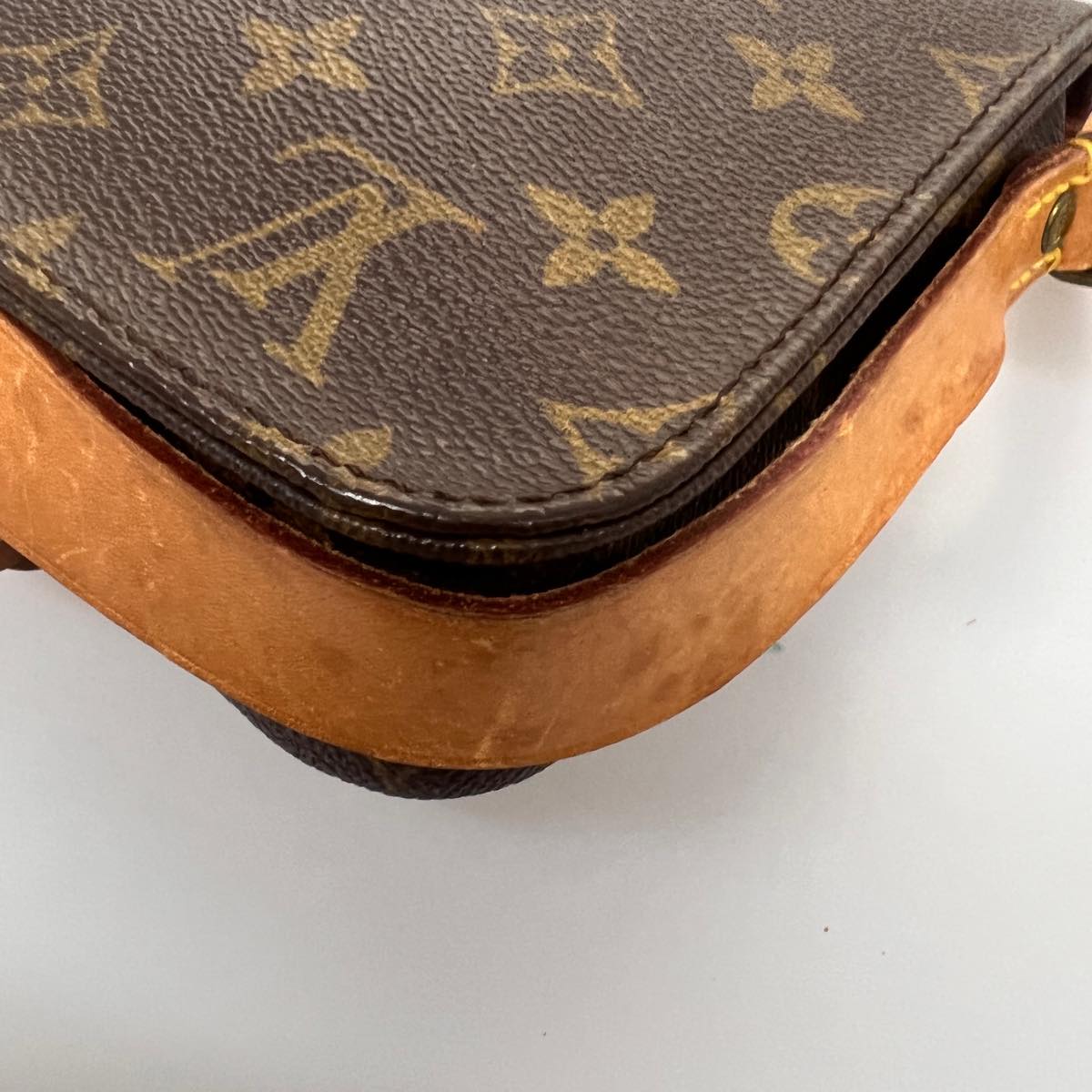 LOUIS VUITTON Monogram Cartouchiere PM Shoulder Bag M51254 LV am3234