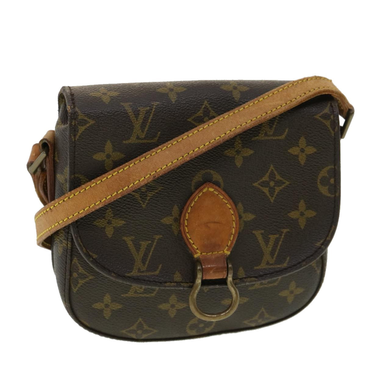 LOUIS VUITTON Monogram Saint Cloud PM Shoulder Bag M51244 LV am3291