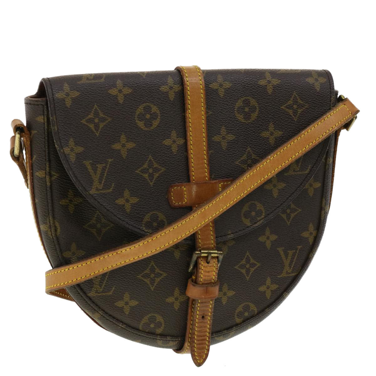 LOUIS VUITTON Monogram Chantilly MM Shoulder Bag M51233 LV am3296